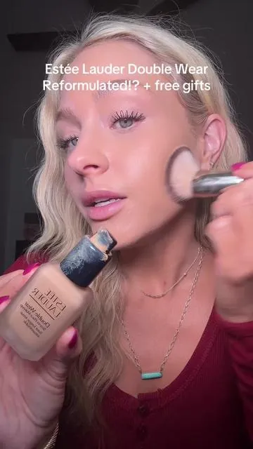 New and improved @The Estée Lauder Store Double Wear Foundation! They’re also throwing in 3 free gifts including a pump for a limited time. LOVE this a lot more than the OG! #esteelauder #esteelauderdoublewear #doublewearfoundation #tiktokshopcreatorpicks #doublewear 