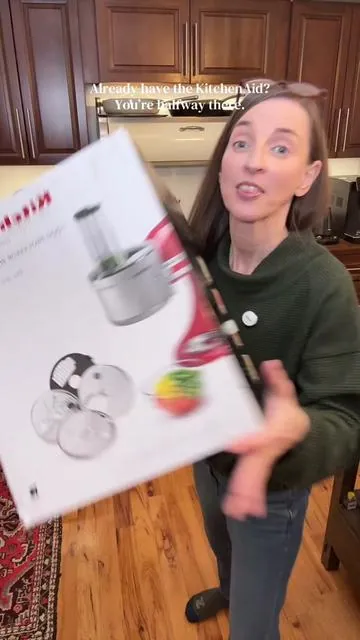 You’re not using your mixer to its full potential. #kitchentok #mealpreptools #foodprepessentials #kitchenaidattachment #cookingmadeeasy @QVC, Inc 