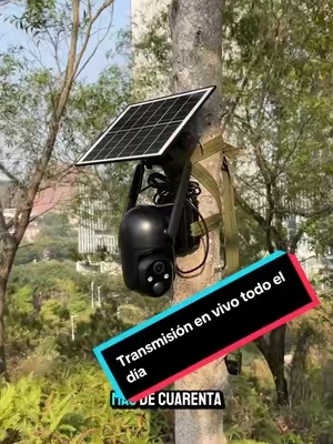 Esta cámara es muy conveniente de instalar y puede transmitir en vivo durante todo el día. #TikTokShopJumpstartSale#securitycamera#falldealsforyou #trailcamera#StyleandSparkle j