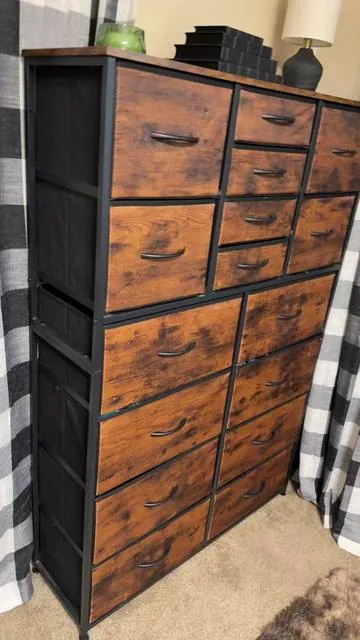 Sweet Crispy Dressers tall to shortest #dresser #storagesolution #tvstand #talldresser #affordablefurniture        All dressers in Orange cart below 