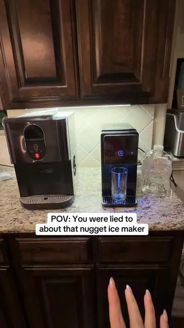 “Not worth it,” were the words that came out of my mouth every time we got an ice maker. I didn’t know what to avoid. Now I do: -how loud is it -how much counter space does it need -how many pounds of ice a day can it make -is it self-cleaning  We FINALLY, after 4 ice machines, found the one. 🥰💓 #nuggeticemaker #tiktokshopcreatorpicks 