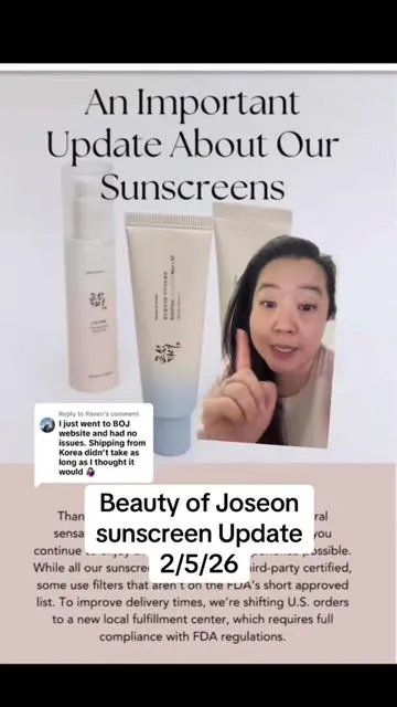 1 year later and I refuse to use the US formulation. The original Korean beauty of Joseon sunscreen is still the best! #beautyofjoseonsunscreen #beautyofjoseon #koreansunscreen #tiktokshopcreatorpicks #sunscreen  Stores that I’ve personally ordered from: @Weee Asian Supermarket @Yami. Best of Asia @Yamibuy US Shop @Unineed US @VitaVibe    