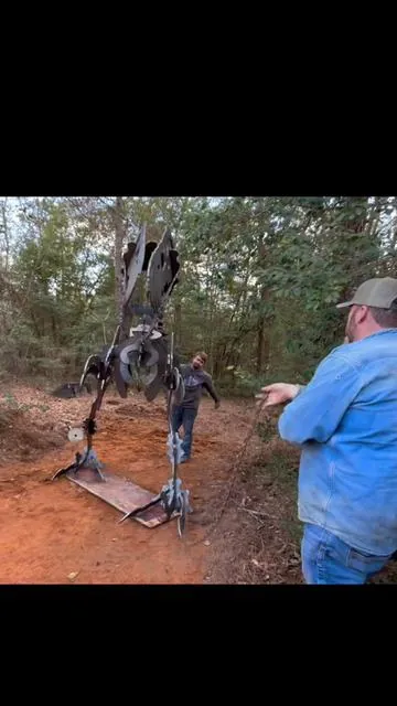 That dinosaur is made from half inch steel plate and weighs nearly a ton! It tipped over hard and none of the welds we tacked with the Puwu CT 418 pro failed. We’re not testing welders on a bench here… we’re using them on real builds where failure actually matters. This is the machine we’ve been running lately… Click the link to order yours today!!! #welding #fabrication #plasmacutting #cncmachining #tools @Puwu Welder 