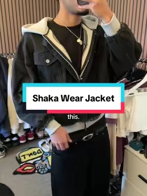 Shaka wear denim jacket. #shakawear #denimjacket #jacket 