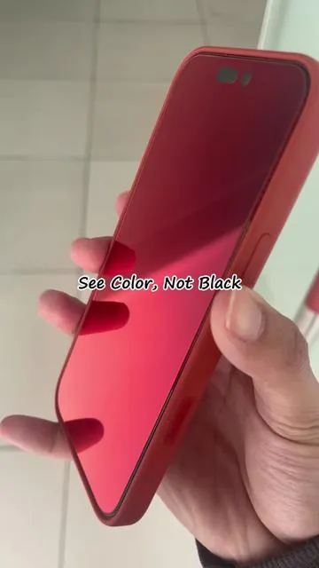Unlike traditional privacy screens, this one keeps your screen bright while blocking side views with color.#ScreenProtector #TikTokMademebuyit #PrivacyScreen #lazyday #fyp