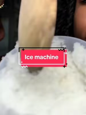 Taste like lemonades deep freezer ice😭😭#snowcone #icemakermachine #snowconemachine 