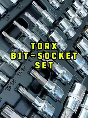 This kit covers all your Torx needs. A must have addition to your tool set. #tool #socket #torx #mechanic #musthave 