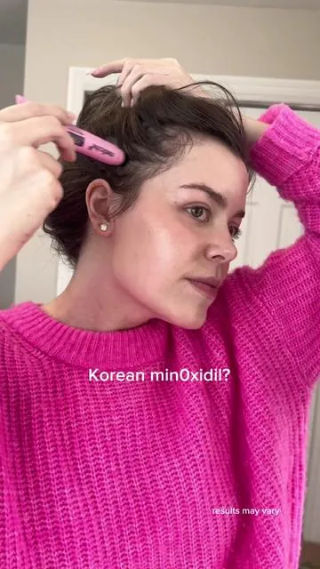 💆🏼‍♀️🧬Leave it to Medicube to drop the science backed scalp serum of the century! Results may vary. #hairloss #hairgrowth #haircareroutine #postpartumhairloss #glowup 