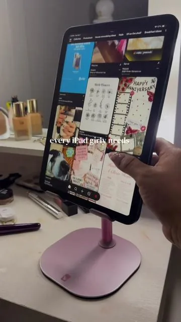 It’s perfect 💓 #ipadholder #ipad #pink #fyp #tiktokshopfinds 