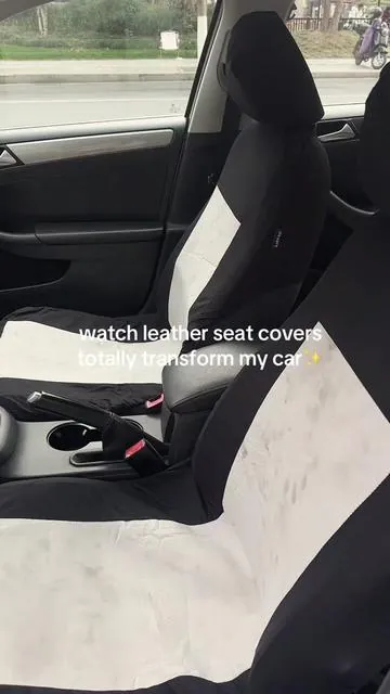 Hurry! 50% OFF Leather Car Seat Covers - Upgrade your car in just 30 seconds! Made from premium leather, these seat covers offer durable protection from spills, stains, and wear. They add a luxurious, modern look to any vehicle. Only 48 hours left! Limited stock, grab yours now!