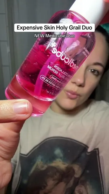 Medicube PDRN jelly serum and cream duo for radiant glass skin @medicube global #medicube #medicubesuperbrandday #skincaretiktok #antiagingskincare #tiktokshopcreatorpicks 