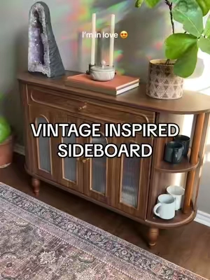 gorgeous furniture find! #coffeebar #antiquefurniture #vintagefurniture #sideboard 