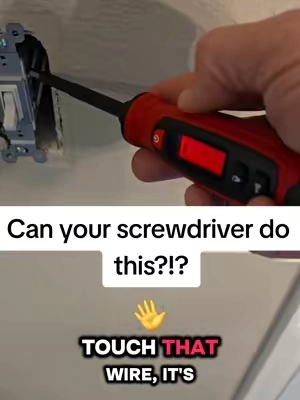 Insulated screwdriver that also tells you the voltage! @KAIWEETS  #tools #electrical #screwdriver #DIY #electrician 
