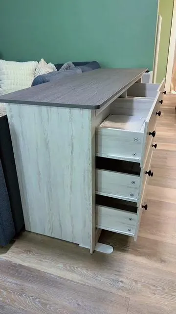 59in Wood Dresser 6 Drawer Sto#drawerdresser #fyppppppppppppppppppppppp #TikTokShopStockUp #TikTokShopTheBigGame 