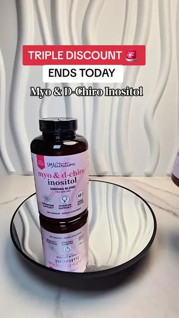 Myo-Inositol & D-Chiro Inositol is on a major sale RN! RUN! #myoinositol #womenshealth #tikshopcreatorpicks  *Final Price/ Shipping/ Coupons/ Discounts may differ based on your TikTok account, available coupons, and current promotions. Always refer to product listing for up-to-date offers.