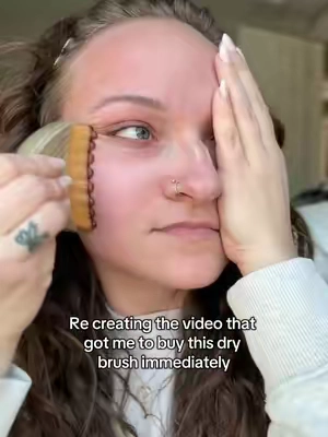 YES it works and it only takes 5 minutes 🤯 #lymphaticdrainage #drybrush #guasha #tiktokshopstockup 