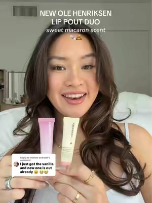 Replying to @celeste andrade the BEST time to stock up!🧸 new flavor + $10 off any 2! @Olehenriksen #olehenriksen #olehenriksensweetmacaron #olehenriksenliptreatment #poutpreserve #tiktokshopcreatorpicks 