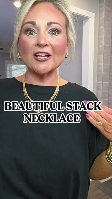 The stack necklace that keeps selling out! If you see the orange cart- RUN!! @Ettika  #jewelery #necklace #goldjewelry #affordablejewelry #CapCut 