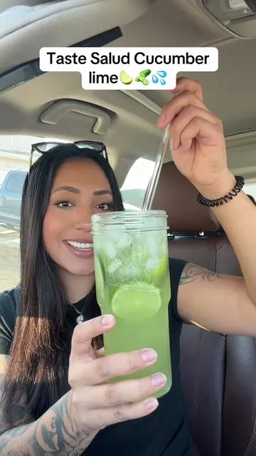 This flavor is truly a 10/10 especially for a crispy drink 💦🍋‍🟩🥒 @Taste Salud #tastesalud #tastesaludcucumberlime #tiktokshopstockup #tiktokshopcreatorpicks 