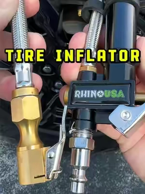 Heavy duty, high quality, lifetime warranty. Tire inflator by RHINO USA #tools #tire #inflator #mechanic #giftsforhim 