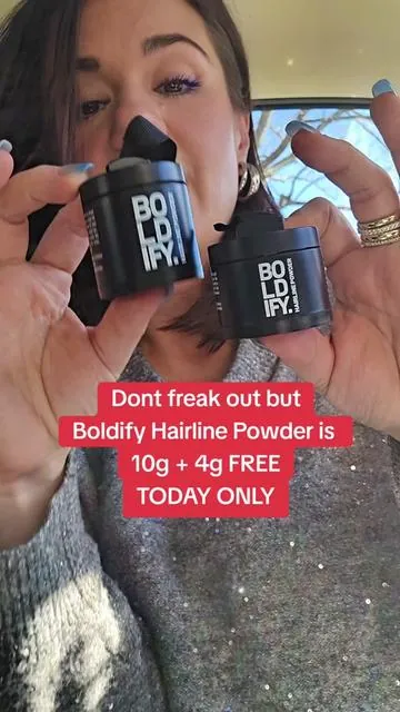 Boldify Hairline Powder is designed for concealing thinning hair, outgrown roots, widening parts, sparse edges, and hairlines that make you feel exposed. It instantly fills in the scalp for a fuller, denser look without looking chalky, heavy, or fake. This lightweight hairline powder blends seamlessly with your natural hair, disguises thinning areas in seconds, and stays put through daily wear. Perfect for postpartum shedding, hormonal hair loss, fine hair, or anyone who wants a quick, realistic confidence boost without fibers, sprays, or messy application. hairline powder for thinning hair, scalp concealer for women, boldify hairline powder, thinning hair cover up, hairline filler powder, sparse hairline solution, postpartum hair loss cover up, fine hair scalp coverage, hormonal hair loss makeup, widening part concealer, hairline powder brunette blonde black, cosmetic hair density powder, temporary hair thinning solution, scalp makeup for women, hair loss cosmetic cover, boldify build and conceal bundle, #hairlosstips #thinninghairsolutions #postpartumhairloss #baldspots #tiktokshopcreatorpicks