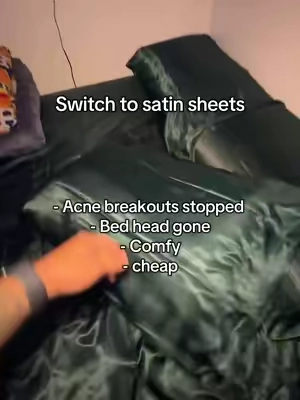 So worth it #satinsheets #acne #sweating #fypシ゚viral #fypシ 