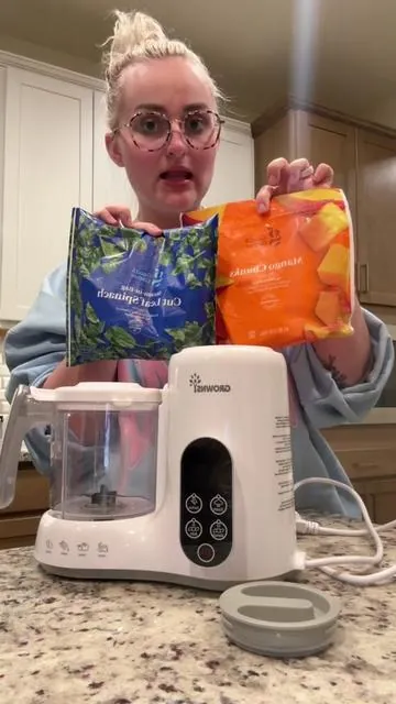 Putting it in my showcase and my bio! Use code: MAMAJILL58 for 45% off! #grownsybabyfoodmaker #babyblender #babypuree #babyledweaning 