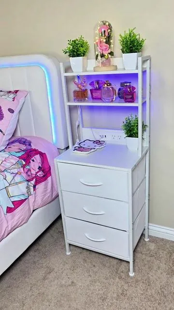 #hongway  #roomtransformation  #tiktokmademebuyit  #organizatuvida  #nightstand  @HONGWAY mesa de noche con lus led