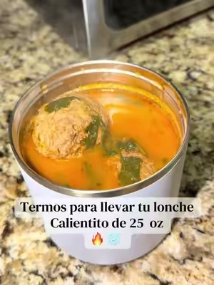 Termo de 24 oz conserva la comida caliente hasta por 10 horas hay más colores disponibles #foryourpage #cocina #comida #lonche #trabajo 
