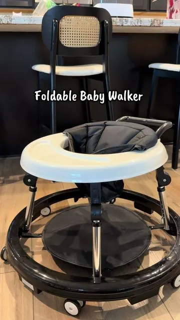 Foldable baby walker! #fyp #babywalker #babyessentials #babywalking #babytok 