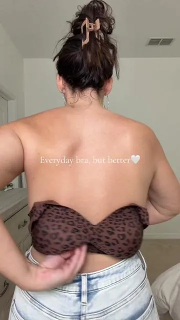 🤍💕 #jellybra #wirelessbra #seamlessbra #bra #midsizefashion 