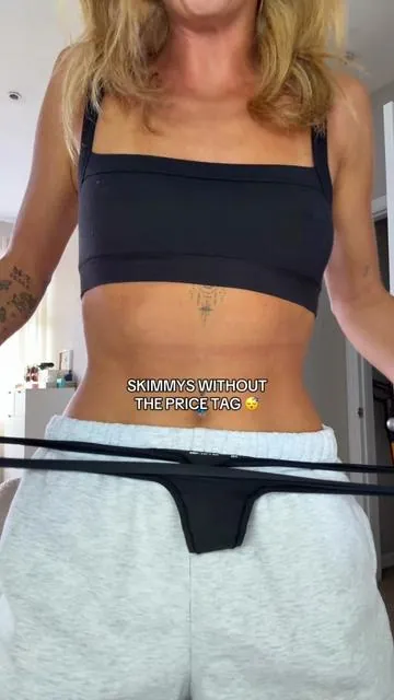#tiktokshopcreatorpicks #womensunderwear #skimsdupe #thong #loungewear 