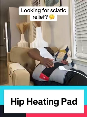 Your hips will thank you (and so will your wallet). #hippainrelief #sciaticarelief #backpainrelief #heatingpad #tiktokshopfinds 