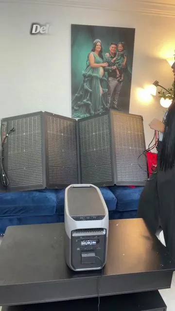Combo Delta 3 Max  con panel solar de 220w #solar #ayuda #estaciondeenergia #latinos #apagon 