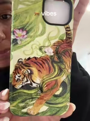 I love #phonecase #iphonecase #trendyphonecase #tigerphonecase 