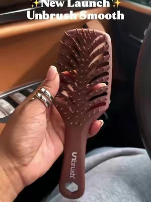 Detangle and dry your hair at the same time @FHI HEAT  #unbrush #unbrushhairbrush #brush #detanglingbrush #fhiheat 