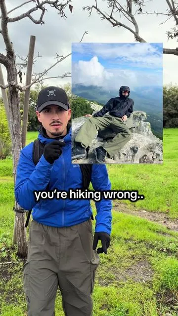 My favorite hiking pants #hikingpants #shellpants #gorpcore #hikinggear #cargopants 
