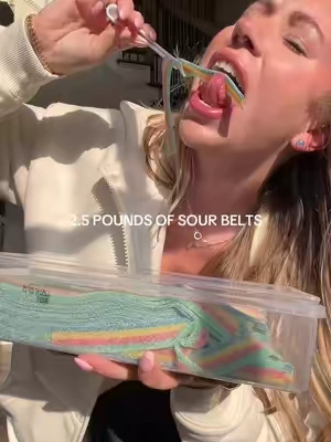 I fear I will be ordering this regularly 😂 #sourbelts #sourcandy #tastetest 