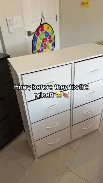 I’m ordering the pink today!! 😂🔥 #dresser #bedroomideas #closetorganizer #kidsroommakeover #organizationideas 