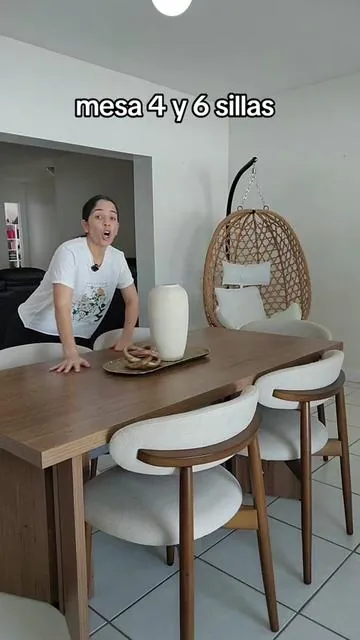 Tribesigns 63-inch Dining Tabl#mesacomedor#mesamadera#mesa4y6sillas#home#paratiiiiiiiií@Tribesigns 
