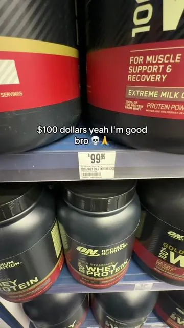 Legit just way cheaper here #protein #proteinpowder #sale #gym #discount 