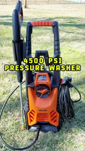 Compact, light weight, and all the power you need. This electric pressure washer makes cleaning simple and easy #pressure #washer #spring #cleaning #DIY 