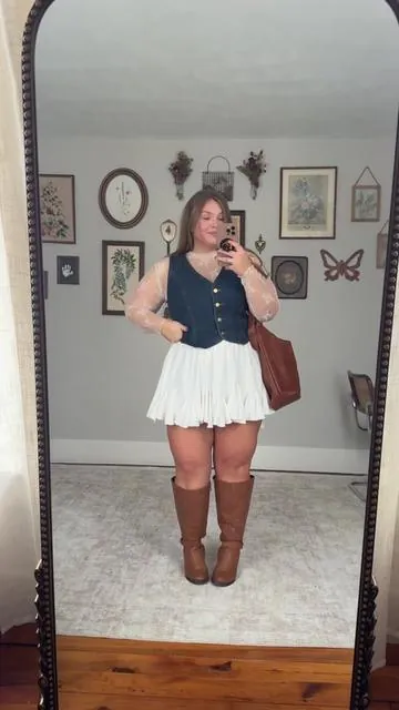 Loveee this cutie outfit. I cannot wait til it’s warm enough to actually wear 💕 #plussizefashion #ootd #curvyfashion #outfitinspo #springfashion 