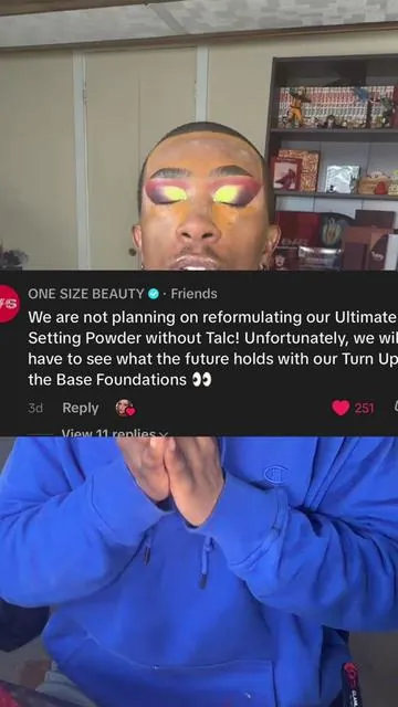 @ONE SIZE BEAUTY its a sad day but love me some closure lol #onesizebeauty #onesizefoundation #oilyskinmakeup #onesizepowder 