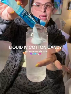 @Liquid I.V. But make it crisp and purple 🩵💜🩷 #liquidiv #cottoncandyliquidiv #electrolytes #tiktokshopstockup 