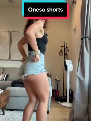 A little cheek never hurt nobody  #tiktokshopcreatorpicks #tiktokshopstockup #oneso #jeanshorts #summershorts 