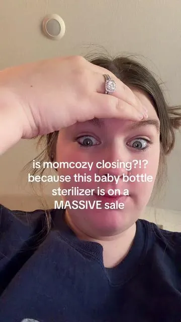 Momcozy baby bottle sterilizer #momcozy #babiesoftiktok #momlife #firsttimemom #babyshowergiftideas 
