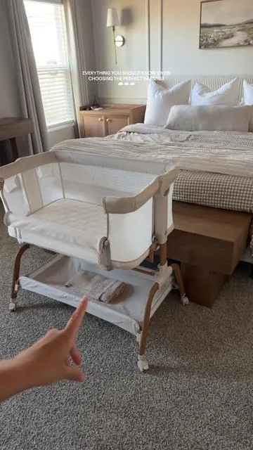 Mom to mom, these are all must have features !! #bassinet #safesleep #BabyTok #MomsOfTikTok #BabyMustHaves 