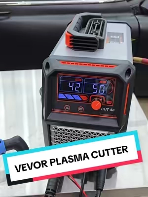 Vevor 110v Or 220v Plasma Cutter, CUT50 Non Touch Pilot Arc, Cuts 1/2" Plate Clean  #metalwork #weldernation #fabrication #tiktokshopcreatorpicks #tiktokshopstockup @VEVOR Store @VEVOR Automotive Store @Vevor Tools 