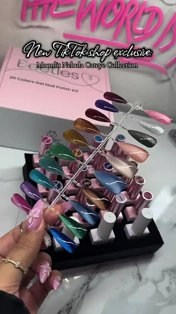 STUNNING COLORS!! @BeetlesGelPolish #cateyegel #cateyenails #beetlesgelpolish #gelpolish #tiktokshopforcreator 